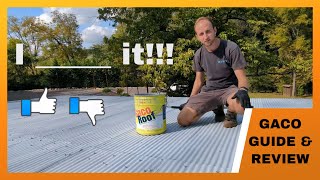 Ultimate Guide amp Review of GACO 100 Silicone Roof Coating [upl. by Tildie151]