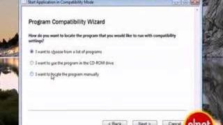 Windows Vista  Program Compatibility Wizard [upl. by Adnarahs]