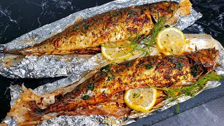 Juicy OvenBaked Mackerel Recipe In Foil  Ready In Just 30 Minutes [upl. by Ecinej726]