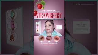 The Future of Makeup 🍓 VR Makeup Application and Customizations asmr shorts strawberrymakeup [upl. by Lenno]