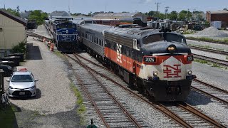 Railfanning Cape Cod New Haven FL9s amp MBTA Cape Flyer [upl. by Ehav]