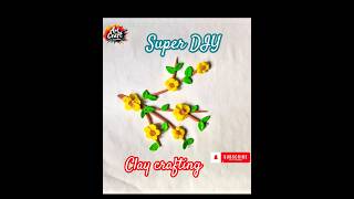 Super DIY clay crafting claycraft clayart clay diy shorts [upl. by Nonnac]