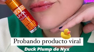 Probando Duck plump de nyx viral maquillajeviral duckplumpnyx beauty maquillajelowcost [upl. by Latisha]