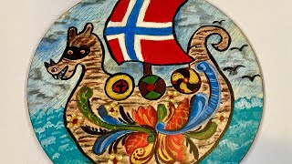 Rosemaling Class Little Norway Festival [upl. by Nicolai491]