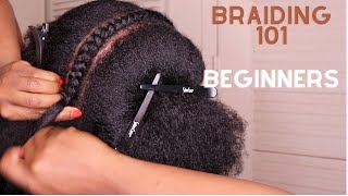 Learn Exactly How to Braid Your 4C Hair Girl  REAL TIME tutorial [upl. by Aket618]