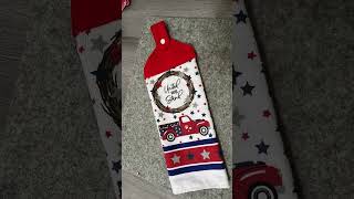 Cute Kitchen Towel Toppers DIY Video  Making the tab skinnier [upl. by Igiul]