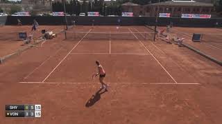 Shymanovich Iryna v Kathinka von Deichmann  W25 Palmanova last games [upl. by Svensen]