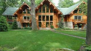 For Sale Beautiful Log Cabin Located in Deer Lake Ohiopyle PA [upl. by Wootten8]