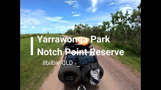 Notch Point Entry Track with a Caravan Getting In amp Exploring Yarrawonga Park QLD [upl. by Dloreg75]