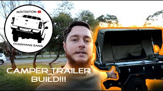 ROOFTOP TENT CAMPER TRAILER BUILD PART 2 [upl. by Wunder]