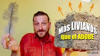 🧱 USÁ estos BLOQUES de PAJA y BARRO ULTRALIVIANOS para BIOCONSTRUCCIÓN BTA Aislantes y Fáciles [upl. by Siusan]