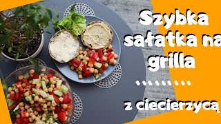 Szybka sałatka na grilla z ciecierzycą 🍅🌶️🥒 [upl. by Jordon]