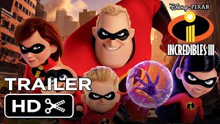 INCREDIBLES 3 2024  Teaser Trailer  Disney Pixar Animated Concept HD [upl. by Ermentrude]