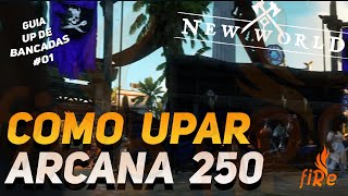 COMO UPAR A MESA DE ARCANA ATÉ O 250 NO NEW WORLD  GUIA UP CRAFT 01 [upl. by Shaner]