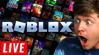 LIVE  PLAYING ROBLOX GAMES [upl. by Anitsirhc]