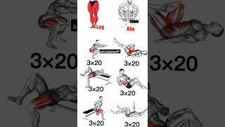 Leg exercise gym home 💪 abs exercise home gym 🫂❤️ [upl. by Rock]