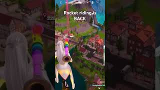 ROCKET RIDING fortnite gamingcomputer fortniteclips rocketride gamingcomputer [upl. by Tindall]