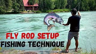 Fly Fishing Setup for Kenai River Alaska Sockeye Salmon [upl. by Andros658]