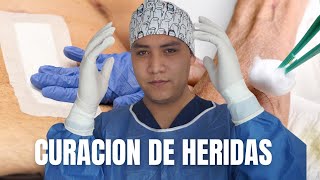 15 PASOS para hacer una CURACION DE HERIDAS 🩸 Paso a paso  FACIL [upl. by Ahtrim819]