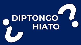 ¿Cuál es la diferencia entre DIPTONGO e HIATO [upl. by Stearne]