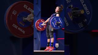 Tomanator Loredana Toma 71kg 🇷🇴 110kg  242lbs Snatch 🥇 weightlifting slowmotion snatch [upl. by Htebazileyram]