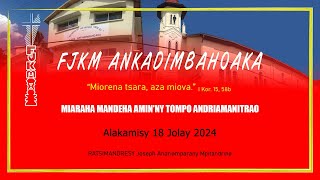 Mofonaina Alakamisy 18 Jolay 2024 [upl. by Sukramaj]