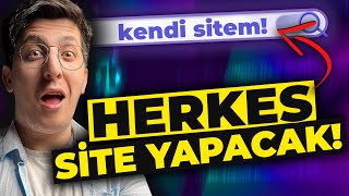 KENDİ PROJEMİN SİTESİNİ YAPIYORUM 🔥 Web Sitesi Nasıl Kurulur [upl. by Eloc898]