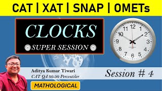 Advanced Questions on Clocks  Time Speed Distance  Quantitative Aptitude  CAT 2024 XAT SNAP [upl. by Kcim]