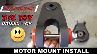 MAZDASPEED 3 DAMOND REAR MOTOR MOUNT INSTALL [upl. by Platas120]