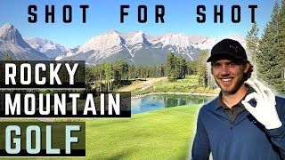 Course Vlog at Silvertip Golf Resort  Canmore Alberta 18 Holes in 15 Minutes [upl. by Jake]