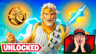 Unlocking IMMORTAL ZEUS in Fortnite [upl. by Curhan721]