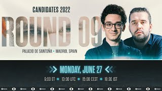 FIDE Candidates 2022  Round 9  Live Commentary with Judit Polgar amp Jan Gustafsson [upl. by Svoboda516]