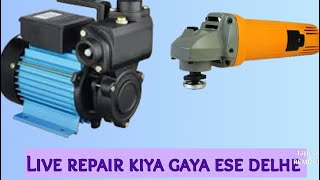 Moter repair  moter chek Kare  angle grinder repair  armature chenge kare gar Pe  radheelectric [upl. by Jacqueline689]