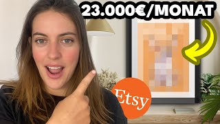 Etsy Bestseller enthüllt  Digitale Produkte auf Etsy verkaufen Anleitung  so gehts [upl. by Anirhtak]