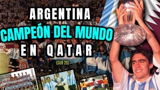 ARGENTINA CAMPEÓN DEL MUNDO EN QATAR pero en el sub 20 y de la mano de Pekerman  Mundial 1995 [upl. by Rizzo]