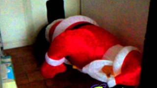 GONFIABILE BABBO NATALE GIGANTE 180 CM NUOVO 180 MT SANTA CLAUS INFLATE LED [upl. by Abrahan]