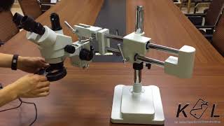 1080P 160 HDMI Double Arm Flex moving Trinocular microscope For mobile Repair [upl. by Roeser633]