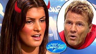 die ZICKIGSTE Kandidatin bei DSDS aller Zeiten bеlеіdіgt Dieter Bohlen [upl. by Eckblad52]