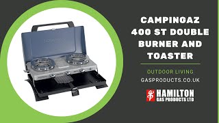 Campingaz 400 ST  High Performance Double Burner amp Toaster [upl. by Highams]