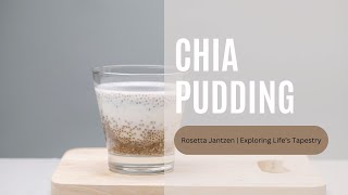 Chia Seed Pudding Perfection A Simple and Delicious Recipe Guide [upl. by Brick344]