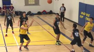 Junior High Basketball Championships Acadia Axemen Vs Sargent Park Flames [upl. by Attelra748]