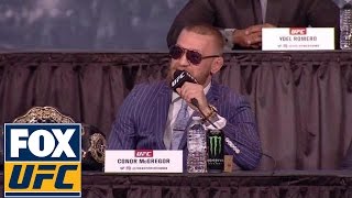 Heres everything Conor McGregor said at the UFC 205 press conference [upl. by Suaeddaht]