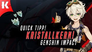 7777 der Spieler kennen diesen Tipp nicht Kristallkerne farmen  Genshin Impact Quick Tipp [upl. by Hake691]