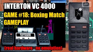 Interton VC 4000 Game 18 Boxing match Boxkampf Gameplay real hardware  no emulation [upl. by Ycrep197]