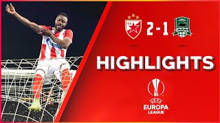 Crvena zvezda  Krasnodar 21 highlights [upl. by Aremus481]