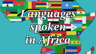 Which language is spoken in each African country and their flag [upl. by Charlotte]