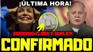 🔥 ¡Diosdado DERROTADO 😱 SUPLICA y LLORA mientras María Corina lo DETIENE en DIRECTO [upl. by Amie105]