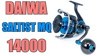 Daiwa SALTISTMQ14000H Saltist MQ Spinning Reel Review  JampH Tackle [upl. by Bedwell421]