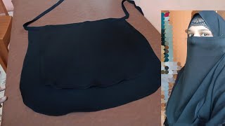 full cover niqab nose patti two layer nose piece cutting amp stitching [upl. by Saqaw]