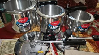 Pigeon Special Combi Pack of 2L 3L amp 5L Pressure Cooker  Discount offer on Pressure cookers [upl. by Alyose]